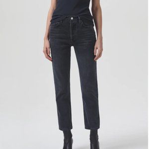 COPY - Agolde Riley High Rise Straight Crop Jeans | Size 27